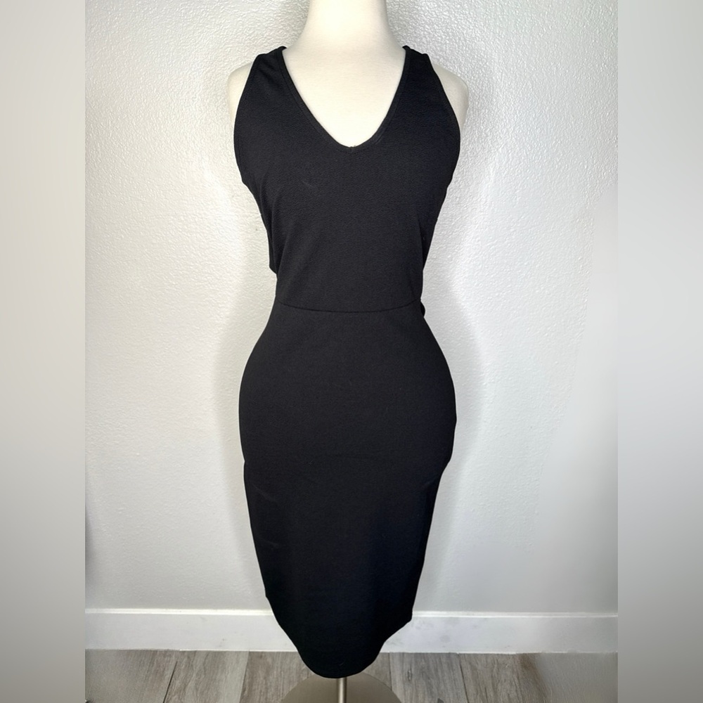 Chic Black Backless Dress